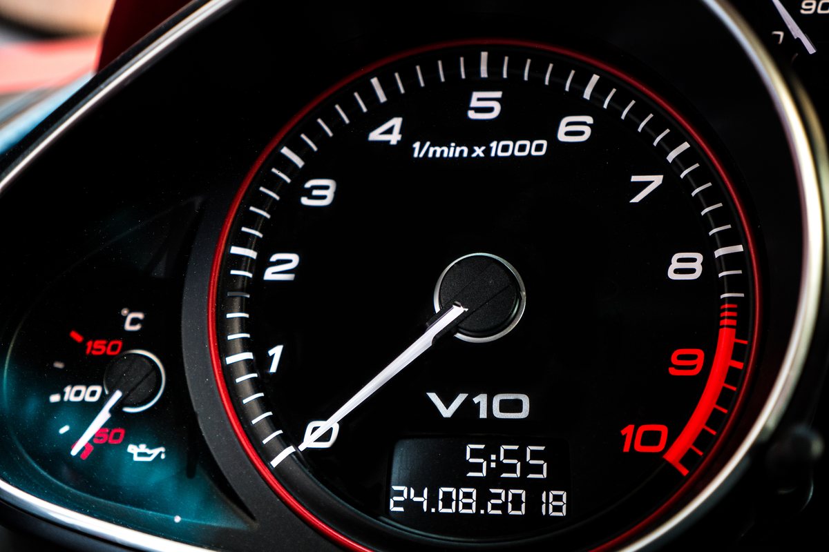 Audi R8 V10: cuentarrevoluciones